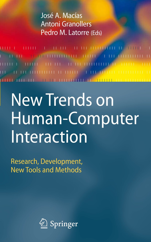 New Trends on Human-Computer Interaction: Research, Development, New Tools and Methods book cover by 
