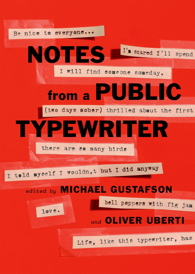 Notes from a Public Typewriter book cover by 