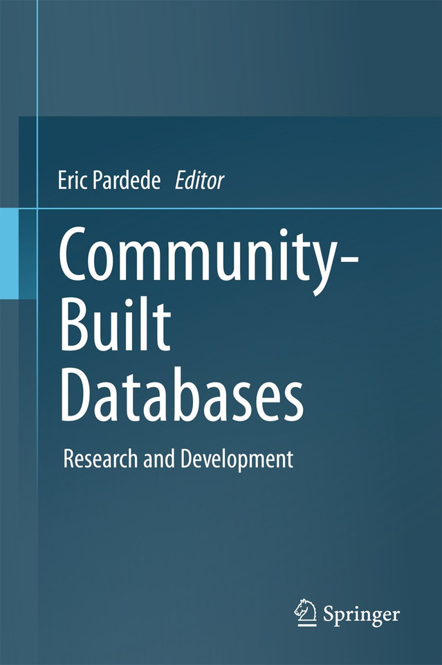 Community-Built Databases: Research and Development book cover by 