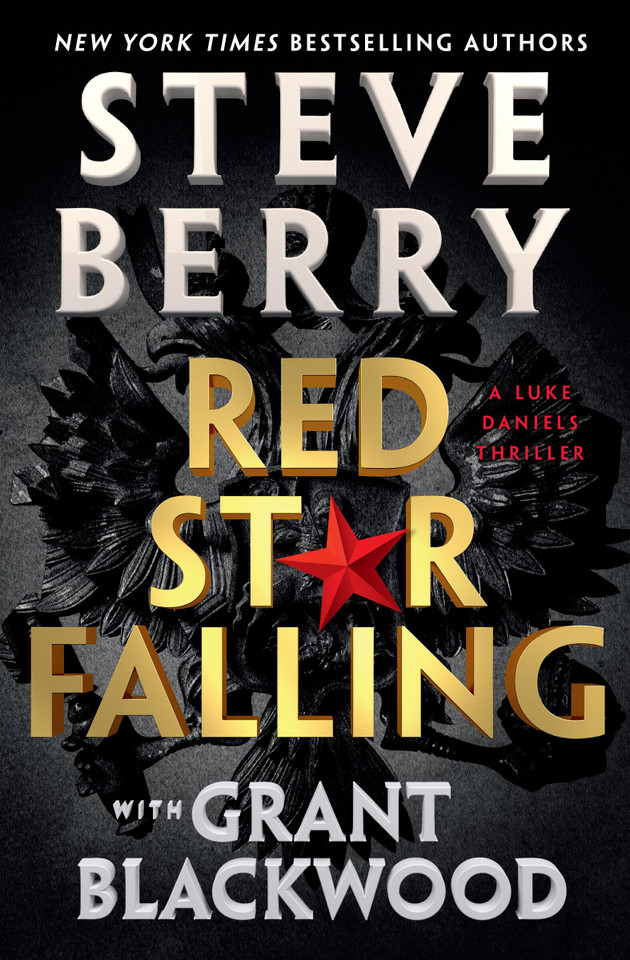 Red Star Falling (Luke Daniels) book cover by Steve Berry, Grant Blackwood