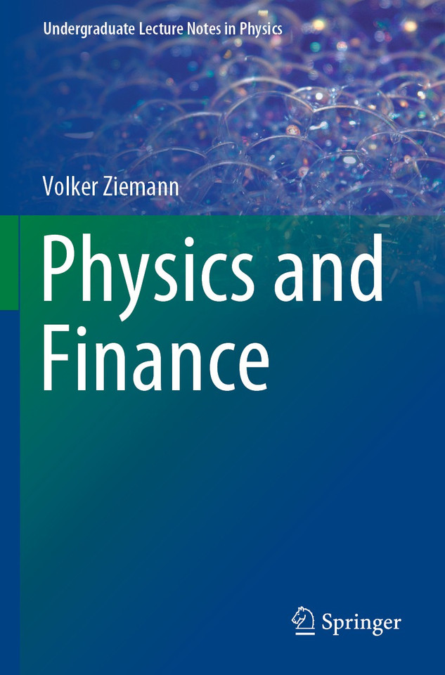 Physics and Finance (Undergraduate Lecture Notes in Physics) book cover by Volker Ziemann