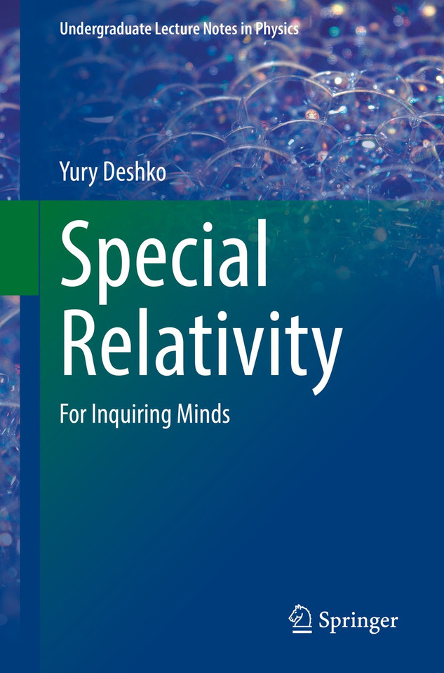 Special Relativity: For Inquiring Minds (Undergraduate Lecture Notes in Physics) book cover by Yury Deshko