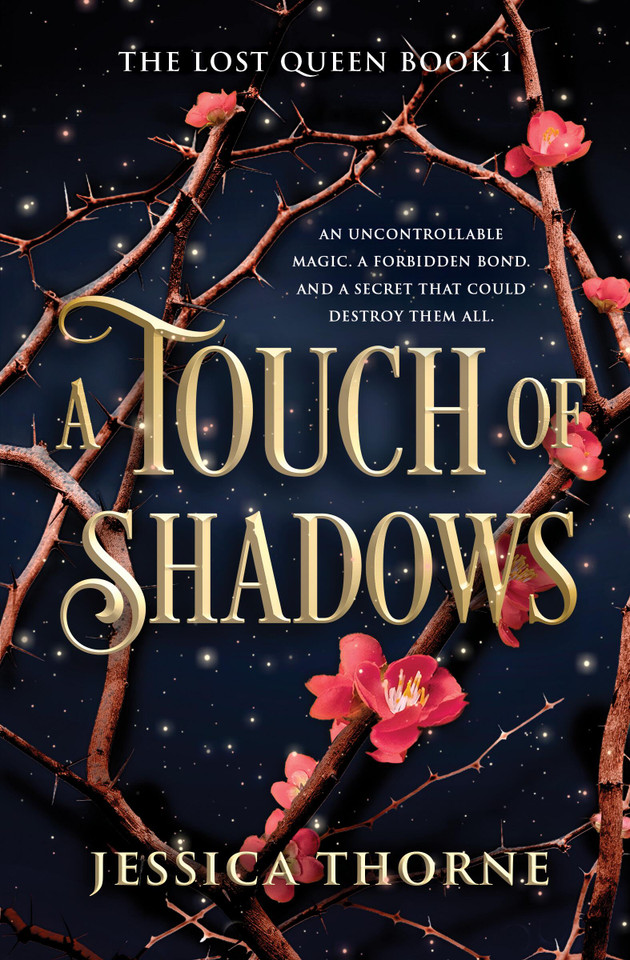 A Touch of Shadows (The Lost Queen) book cover by Jessica Thorne