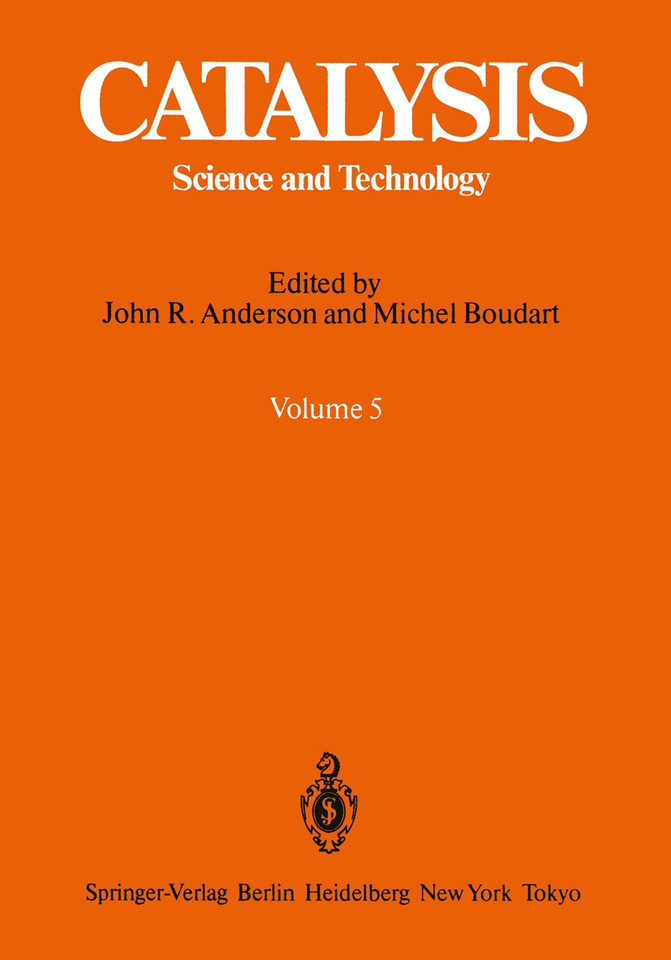 Catalysis: Science and Technology Volume 5 (Catalysis #5) book cover by John R. Anderson, Michel Boudart