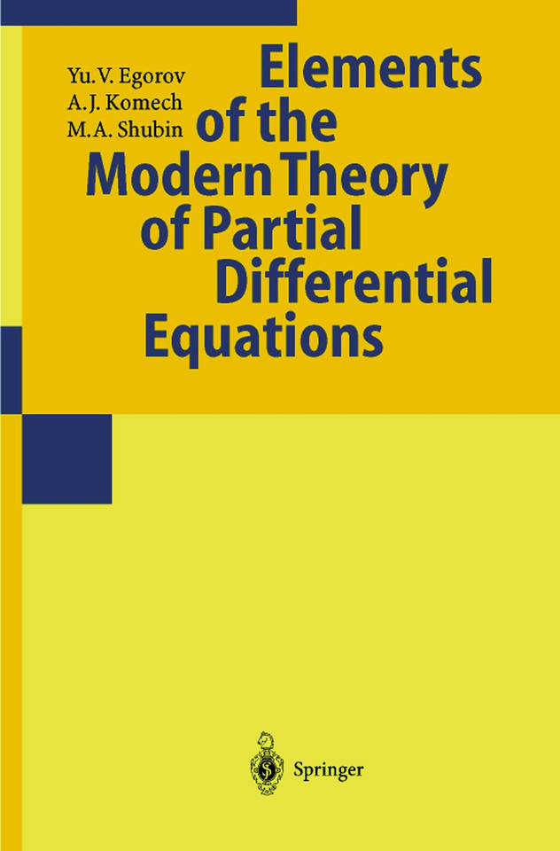 Partial Differential Equations II: Elements of the Modern Theory. Equations with Constant Coefficients book cover by Yu.V. Egorov, A.I. Komech, M.A. Shubin