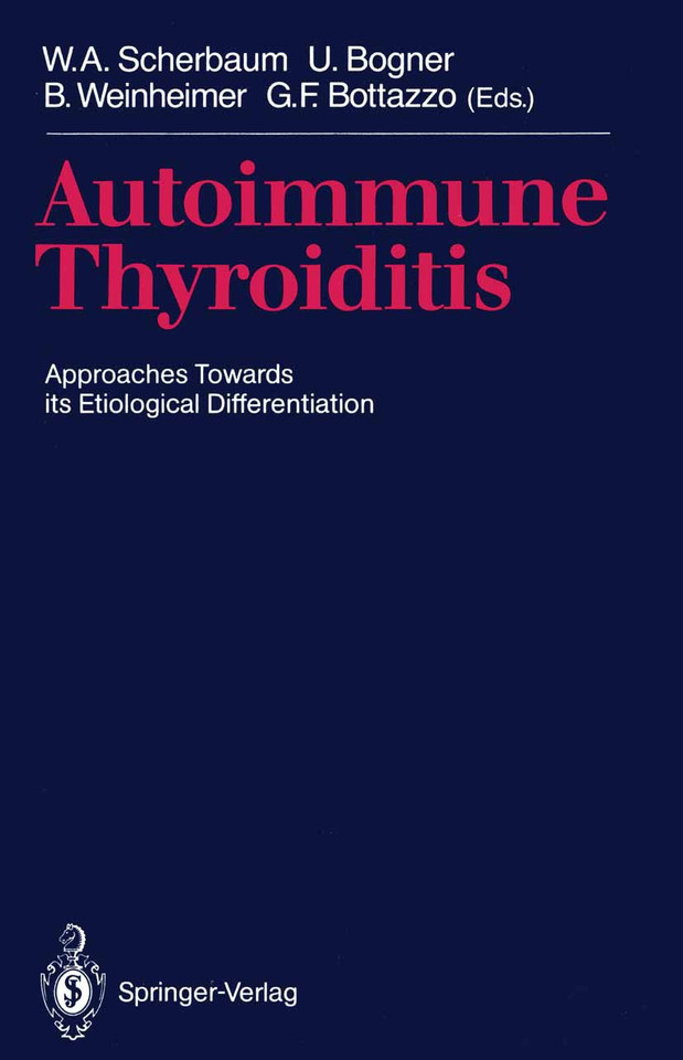 Autoimmune Thyroiditis: Approaches Towards its Etiological Differentiation book cover by 