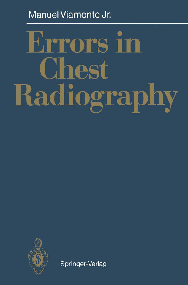 Errors in Chest Radiography book cover by Manuel Jr. Viamonte
