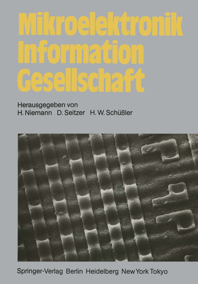 Mikroelektronik Information Gesellschaft (Informationstechnik und Datenverarbeitung) book cover by 