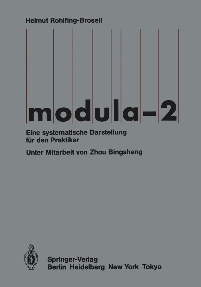 Modula-2: Eine systematische Darstellung für den Praktiker book cover by Helmut Rohlfing-Brosell