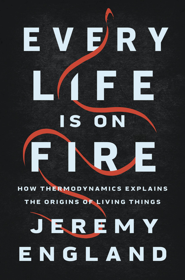 Every Life Is on Fire: How Thermodynamics Explains the Origins of Living Things book cover by Jeremy England