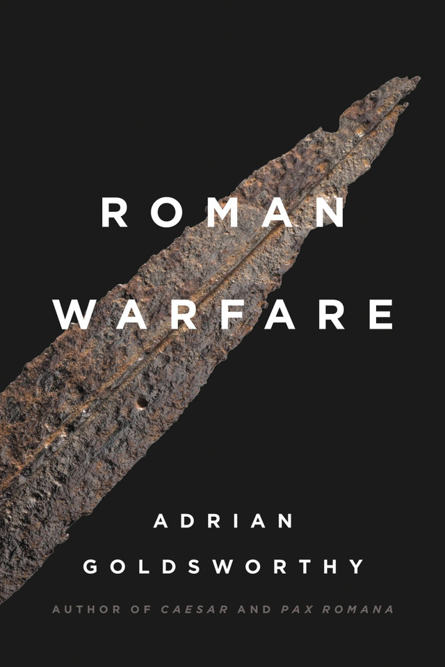 Roman Warfare book cover by Adrian Goldsworthy