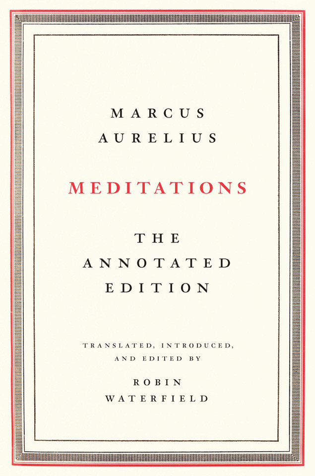 Meditations: The Annotated Edition book cover by Marcus Aurelius