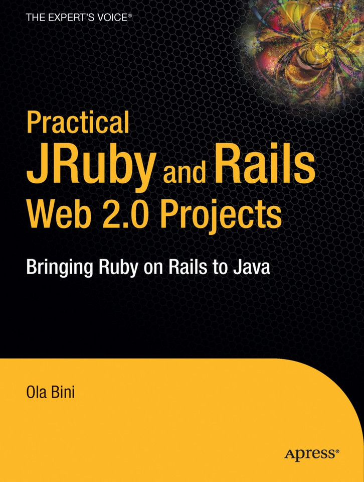 Practical JRuby on Rails Web 2.0 Projects: Bringing Ruby on Rails to Java book cover by Ola Bini