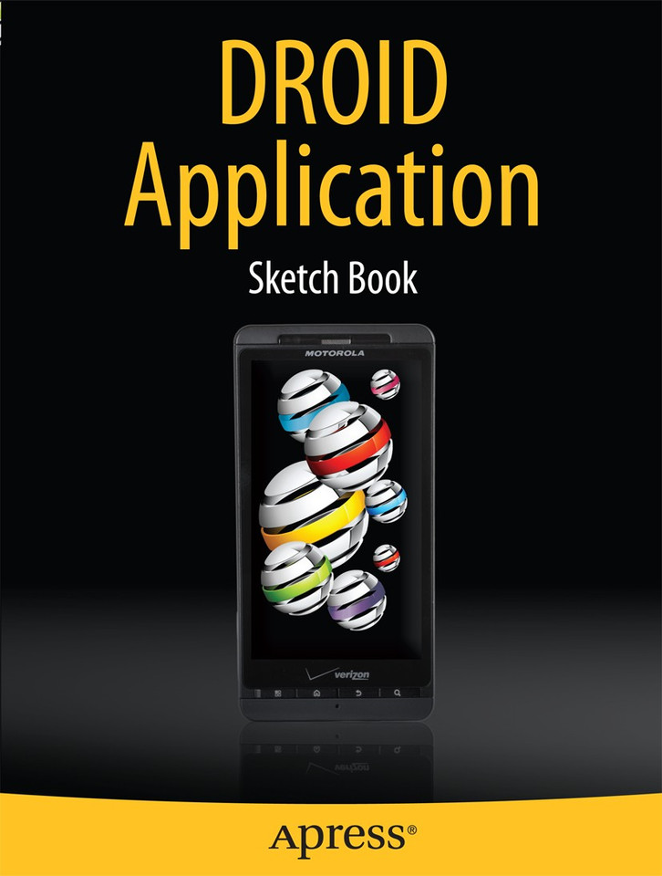 DROID Application Sketch Book book cover by Dean Kaplan