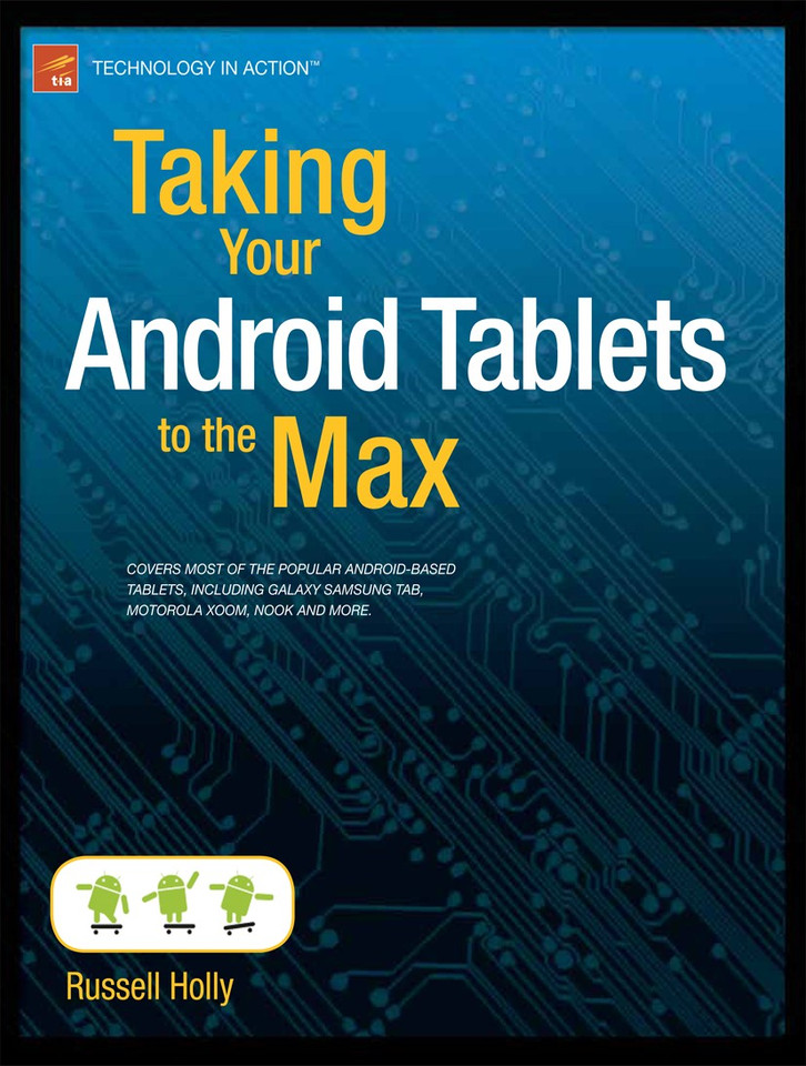 Taking Your Android Tablets to the Max book cover by Russell Holly