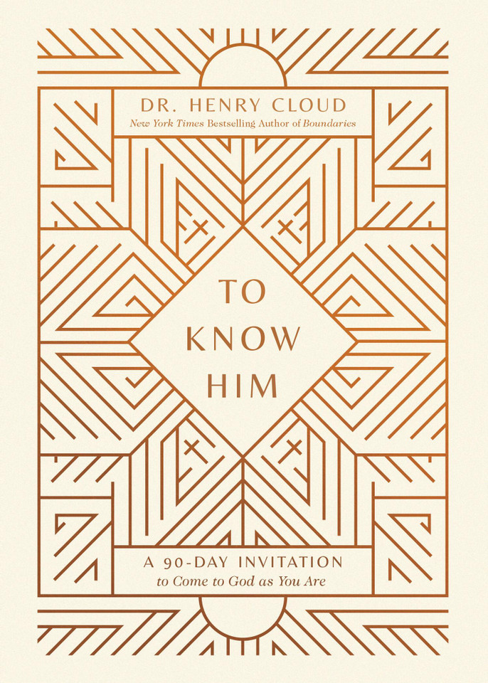 To Know Him: A 90-Day Invitation to Come to God As You Are book cover by Dr. Henry Cloud