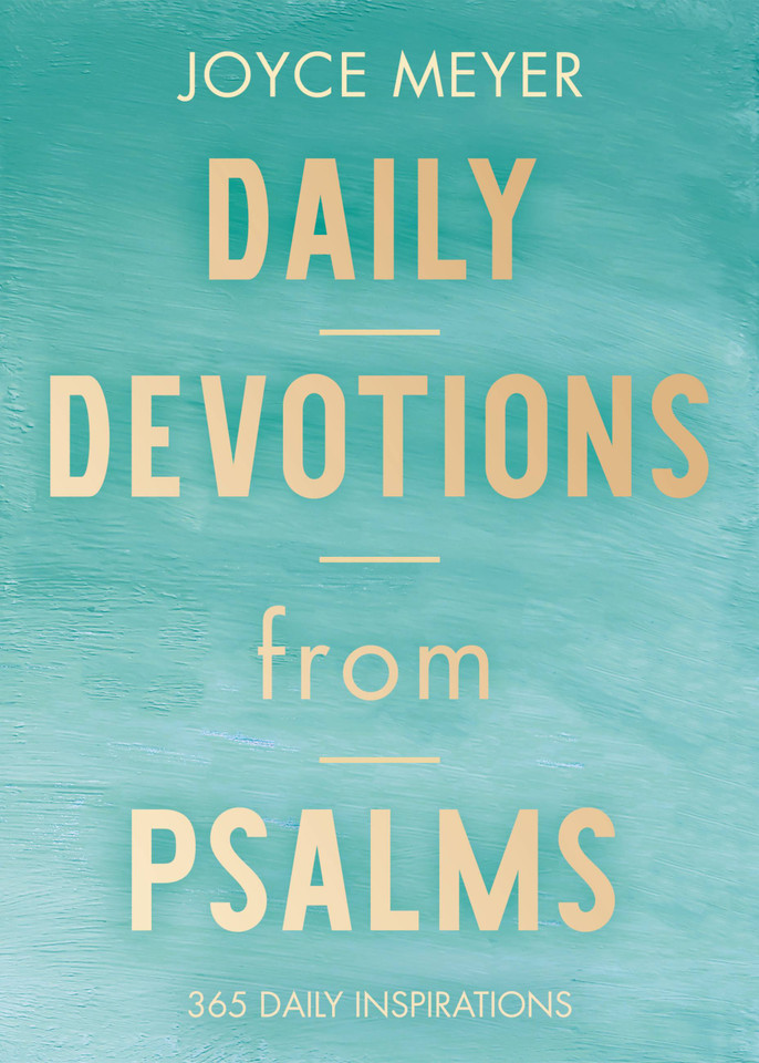 Daily Devotions from Psalms: 365 Daily Inspirations book cover by Joyce Meyer
