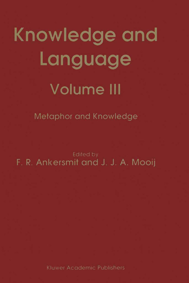 Knowledge and Language: Volume III Metaphor and Knowledge book cover by 