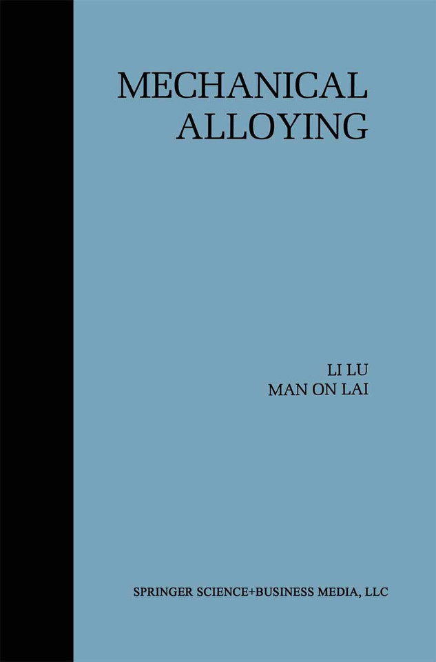 Mechanical Alloying book cover by Li Lü, Man On Lai