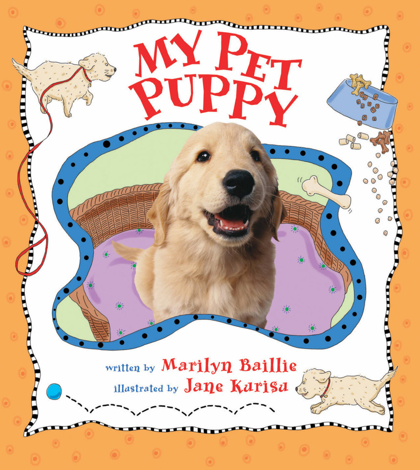 My Pet Puppy book cover by Marilyn Baillie