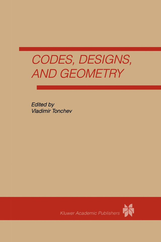 Codes, Designs and Geometry book cover by 