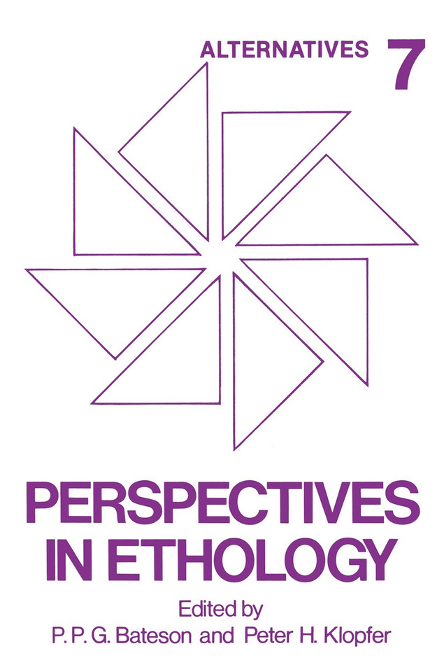 Perspectives in Ethology: Volume 7 Alternatives book cover by P.P.G. Bateson, Peter H. Klopfer