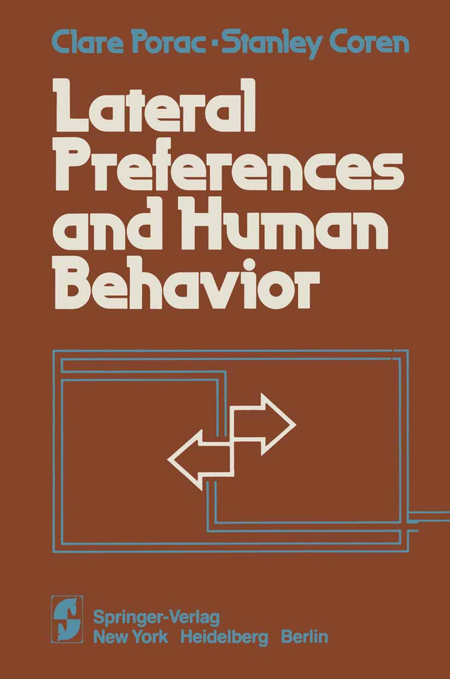 Lateral Preferences and Human Behavior book cover by Clare Porac, Stanley Coren