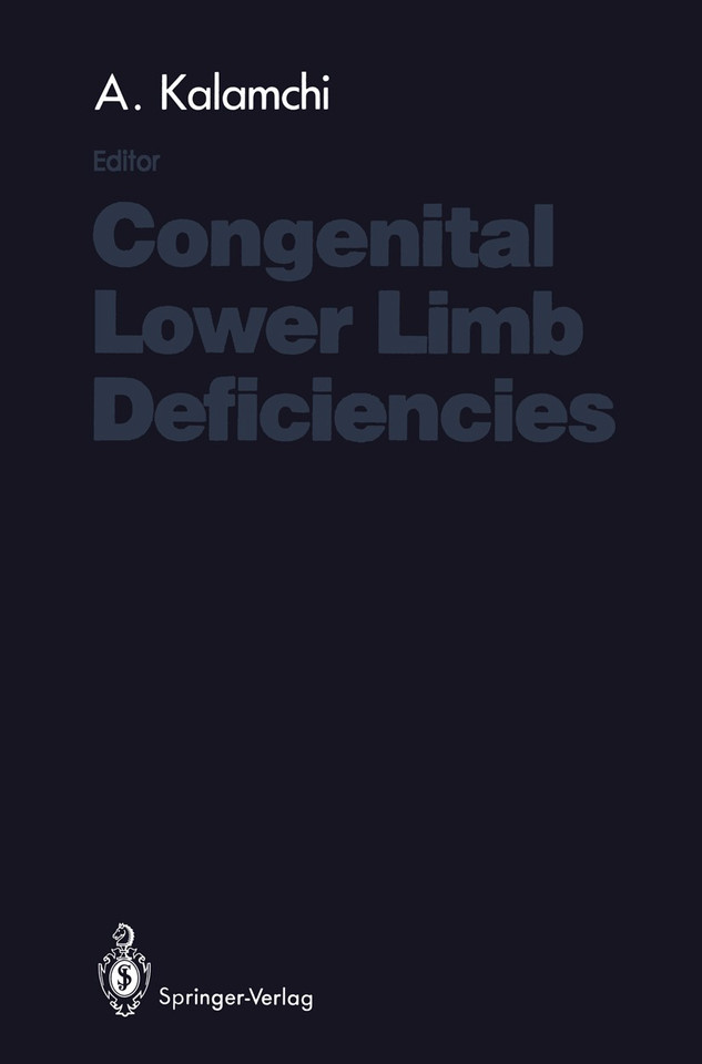Congenital Lower Limb Deficiencies book cover by 