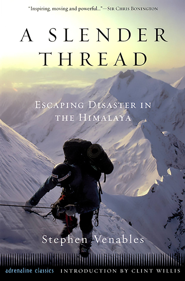 A Slender Thread: Escaping Disaster in the Himalaya (Adrenaline) book cover by Stephen Venables