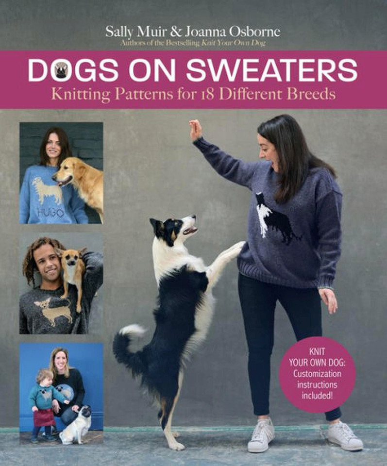 Dogs on Sweaters: Knitting Patterns for Over 18 Different Breeds book cover by Sally Muir