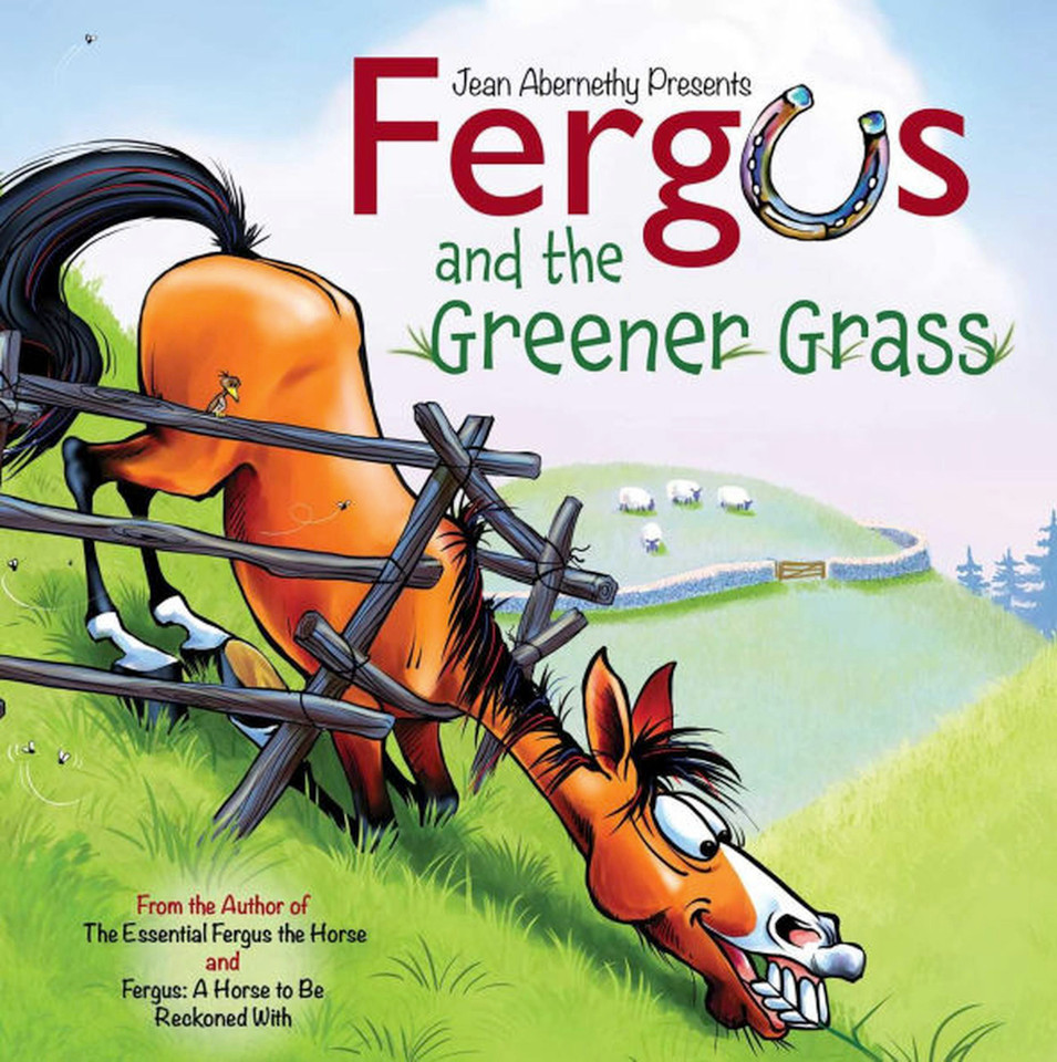 Fergus and the Greener Grass book cover by Jean Abernethy