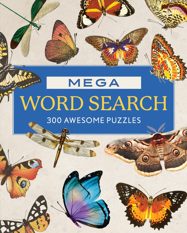 Mega Word Search: 300 Awesome Puzzles book cover by Editors of Chartwell Books