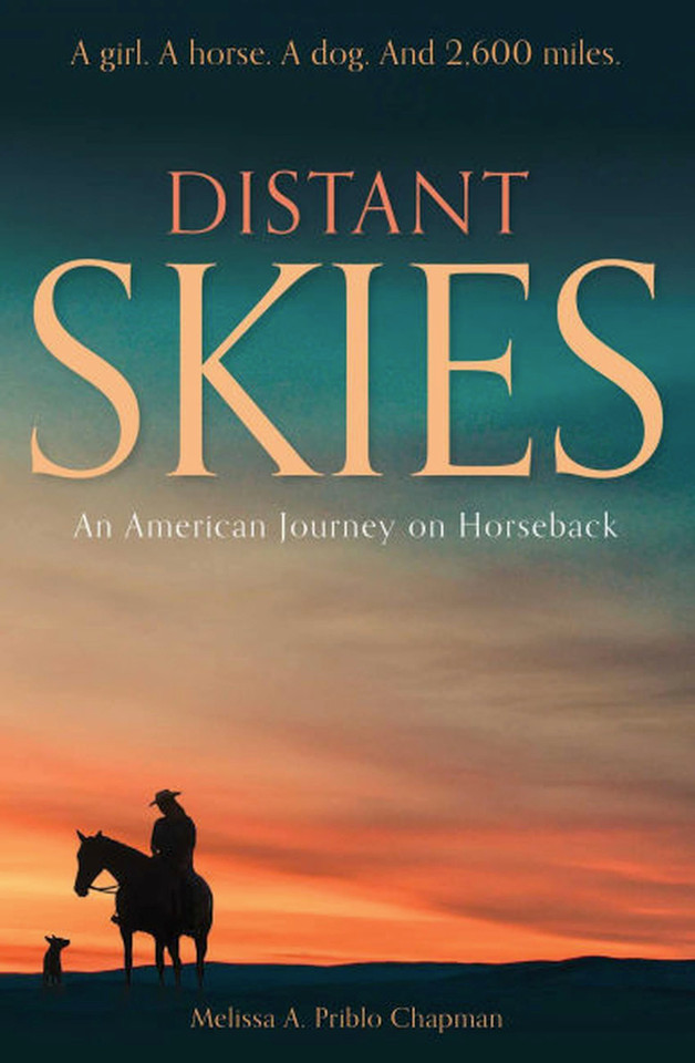 Distant Skies: An American Journey on Horseback book cover by Melissa A Priblo Chapman