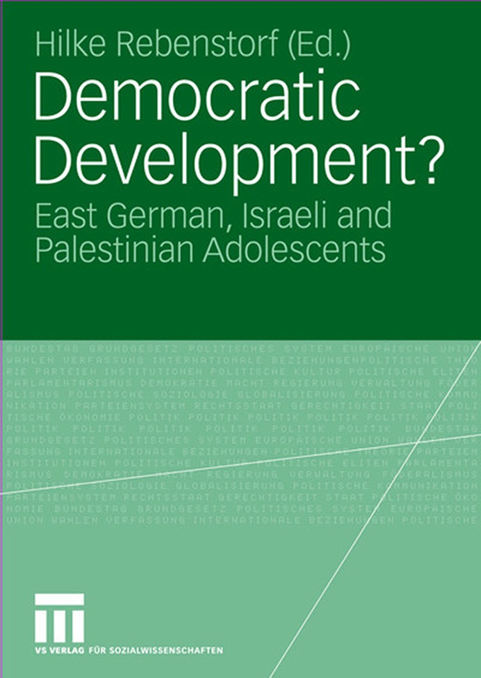 Democratic Development?: East German, Israeli and Palestinian Adolescents book cover by 