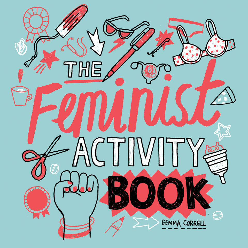 Feminist Activity Book book cover by Gemma Correll