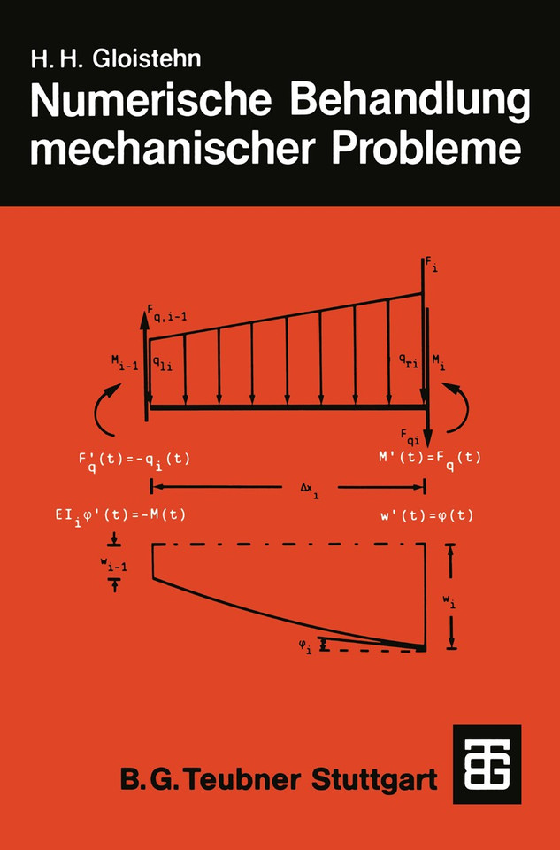 Numerische Behandlung mechanischer Probleme mit BASIC-Programmen (Teubner Studienbücher Mechanik) book cover by Hans Heinrich Gloistehn