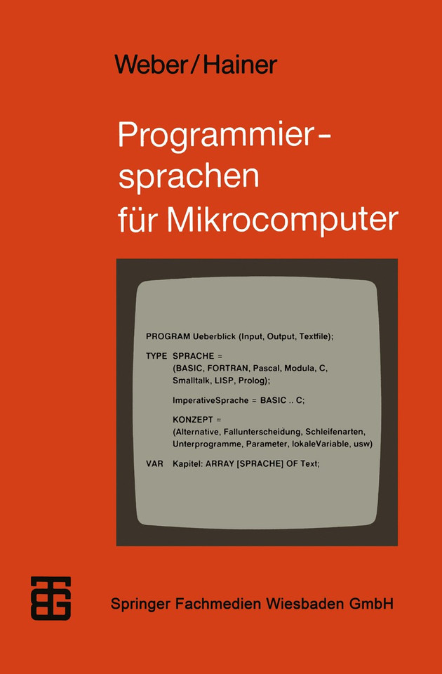Programmiersprachen für Mikrocomputer: Ein Überblick (XMicrocomputer-Praxis) book cover by Wolfgang J. Weber, Karl Hainer