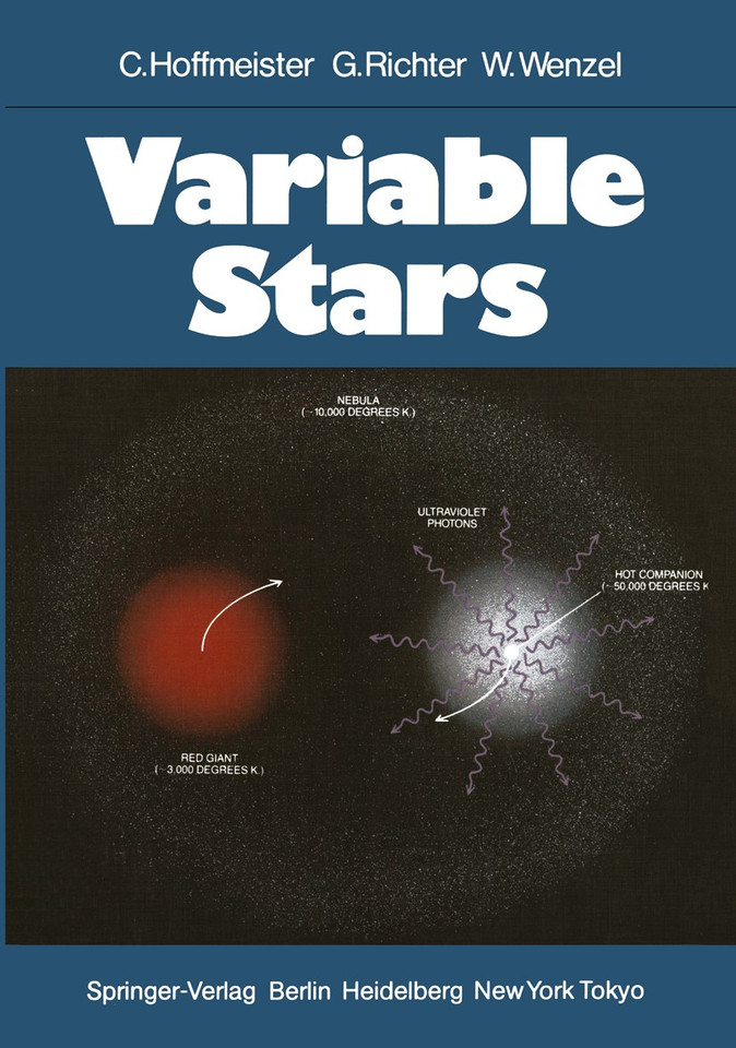 Variable Stars book cover by C. Hoffmeister, G. Richter, W. Wenzel