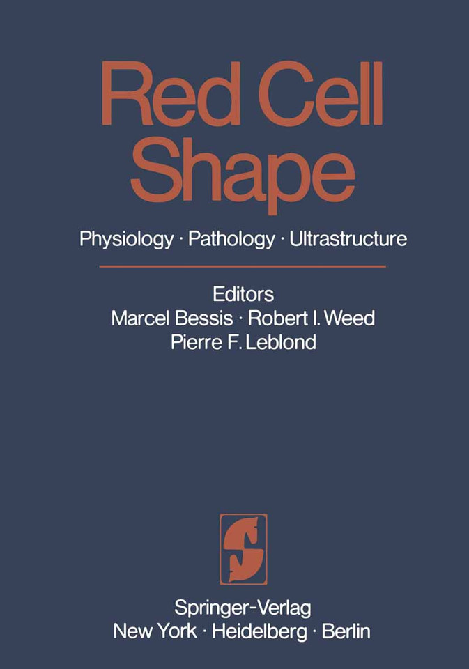 Red Cell Shape: Physiology, Pathology, Ultrastructure book cover by 
