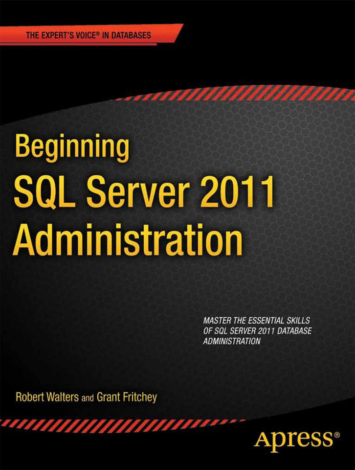 Beginning SQL Server 2012 Administration book cover by Robert Walters, Grant Fritchey
