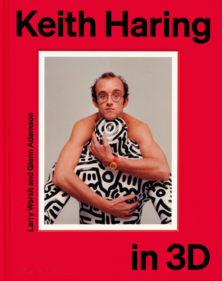 Keith Haring in 3D book cover by 