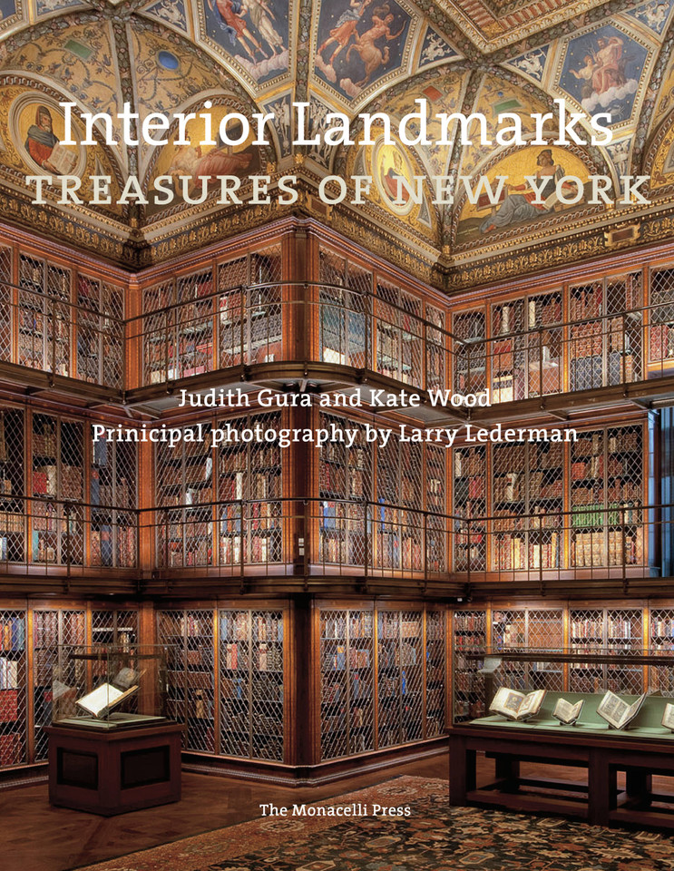 Interior Landmarks: Treasures of New York book cover by Judith Gura, Kate Wood