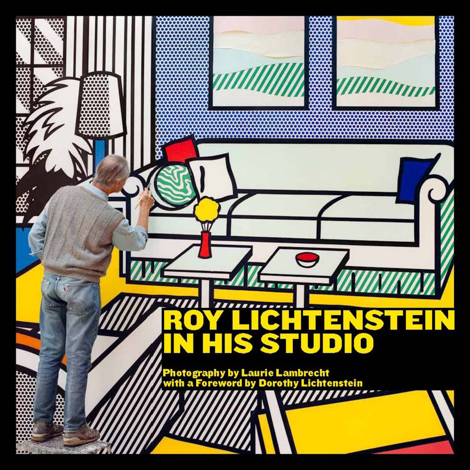 Roy Lichtenstein in His Studio book cover by Laurie Lambrecht