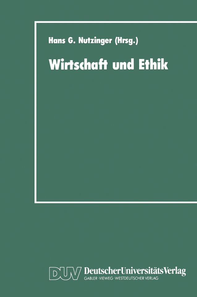 Wirtschaft und Ethik book cover by 