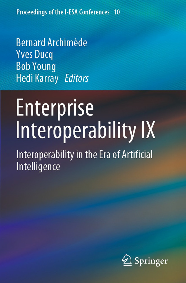 Enterprise Interoperability IX: Interoperability in the Era of Artificial Intelligence book cover by 