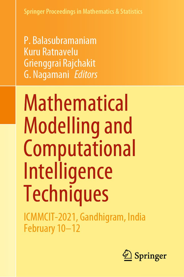 Mathematical Modelling and Computational Intelligence Techniques: ICMMCIT-2021, Gandhigram, India February 10–12 (Springer Proceedings in Mathematics & Statistics #376) book cover by 