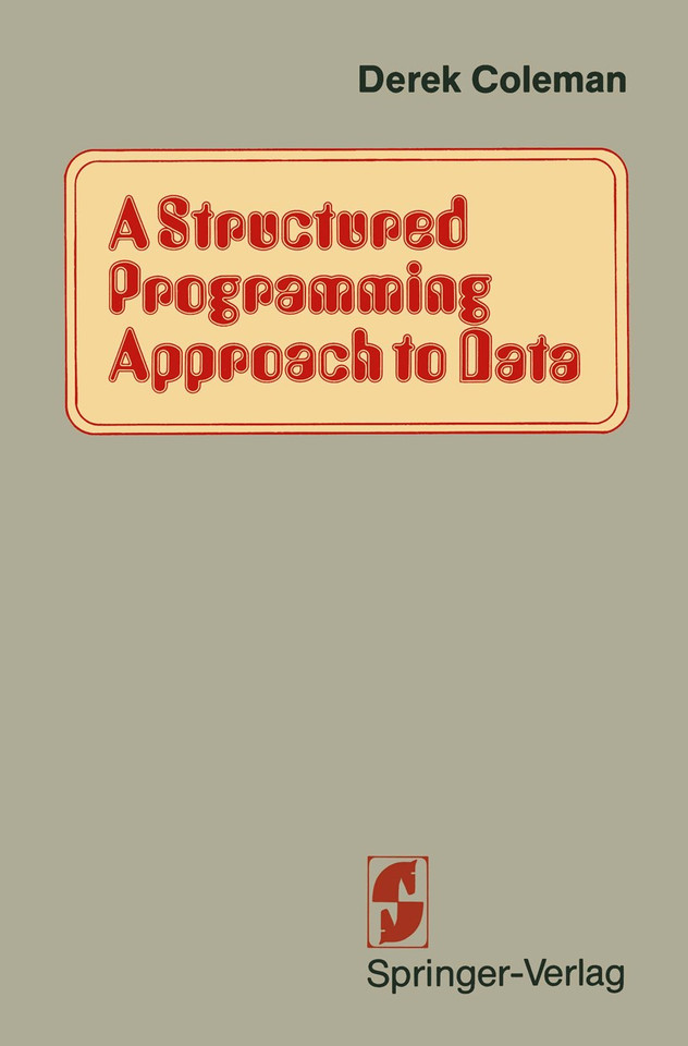 A Structured Programming Approach to Data book cover by COLEMAN