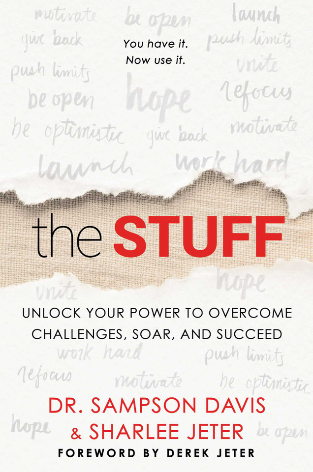 The Stuff: Unlock Your Power to Overcome Challenges, Soar, and Succeed book cover by Sharlee Jeter, Sampson Davis