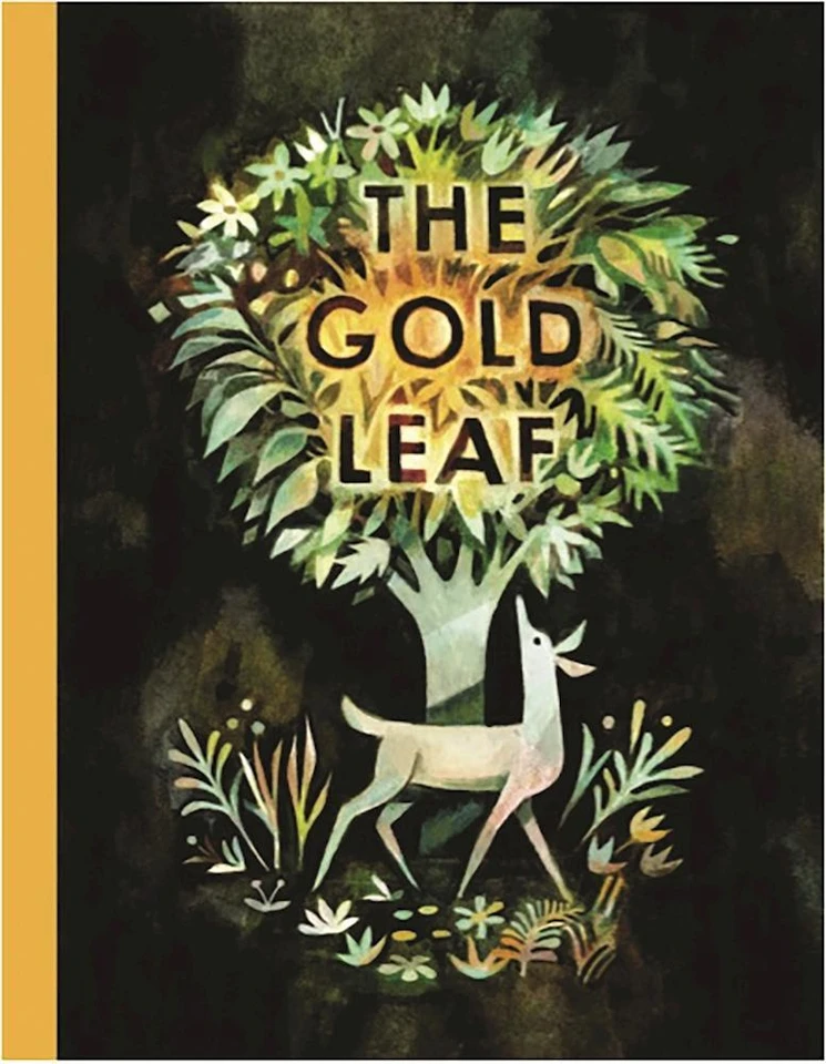 The Gold Leaf book cover by Kirsten Hall