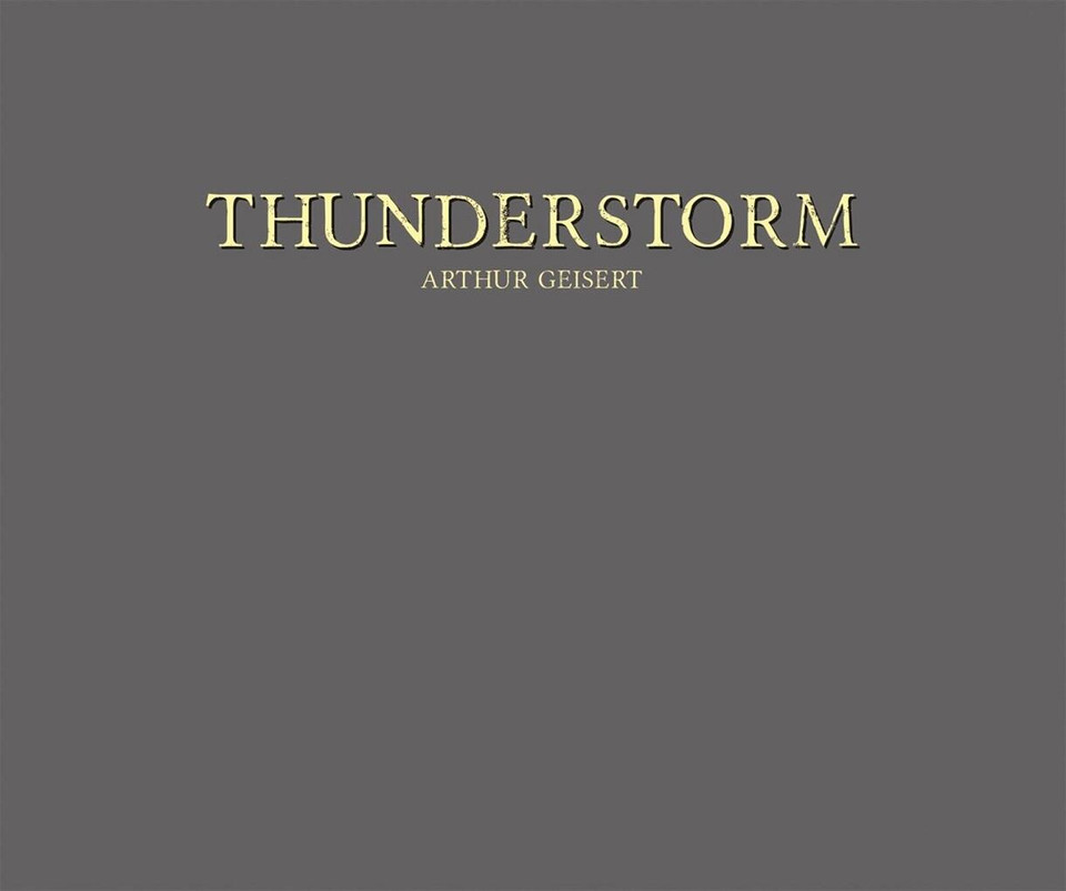 Thunderstorm book cover by 